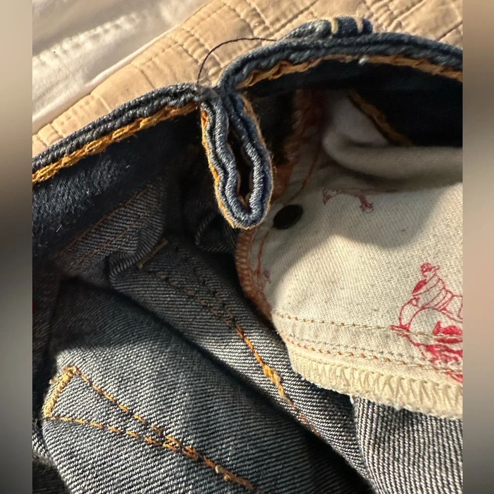 True Religion Dark Wash Skinny Jeans EUC